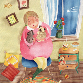 Дама с собачками