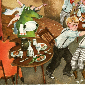 Лис и Есенин восхищаются Айседорой Дункан