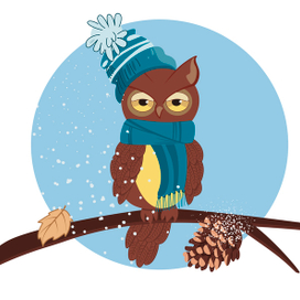 Winter owl