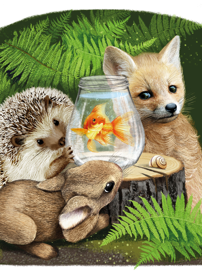 К сказке Ирины Гуриной "Рыбка"