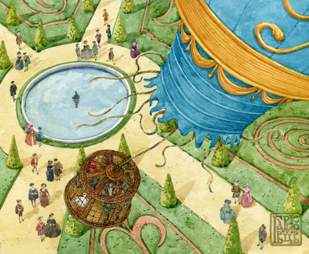 Баран, утка и петух летят над Версалем