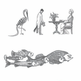 Иллюстрации для сказки Жюля Верна "Приключения семьи Ратон"