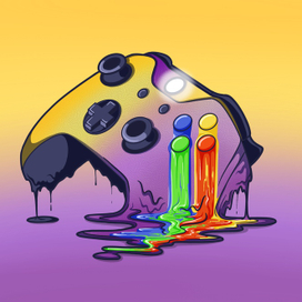 Melted controller 🎮