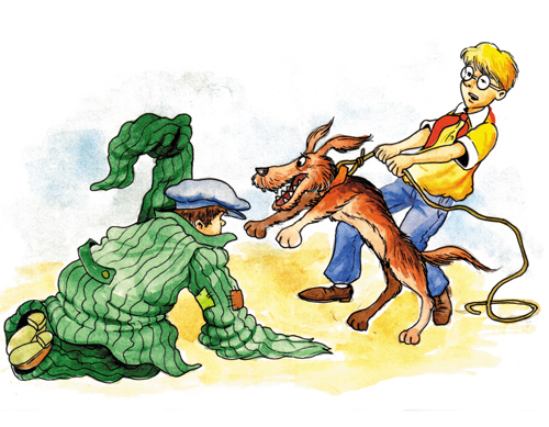 иллюстрация "укротители собак"