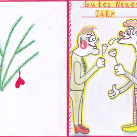 neues jahr karte