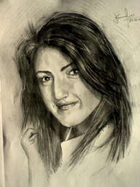 Портрет, карандаш