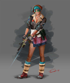 Концепт игрового персонажа #2