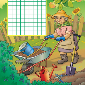 Дачный филворд