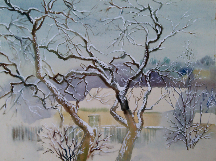 Первый снег.