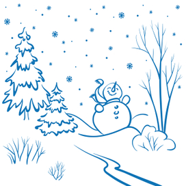 Снеговик. 
