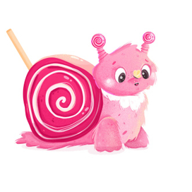 Candy snail