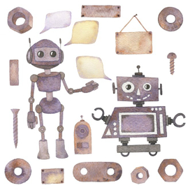 олдскульные роботы