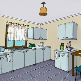 Иллюстрация интерьера