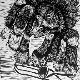 Иллюстрация к рассказу Евгения Долматовича "Дом смеющихся лиц"