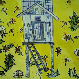 Голубятня на желтой поляне. Крапивин