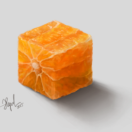 кубик апельсина