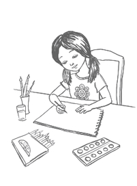 юная художница