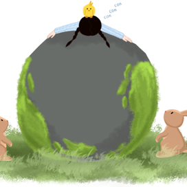 летняя иллюстрация