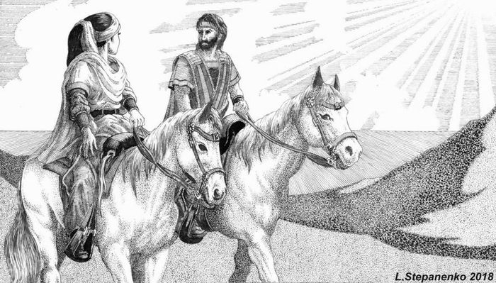 Сон Македы. На белых кобылицах