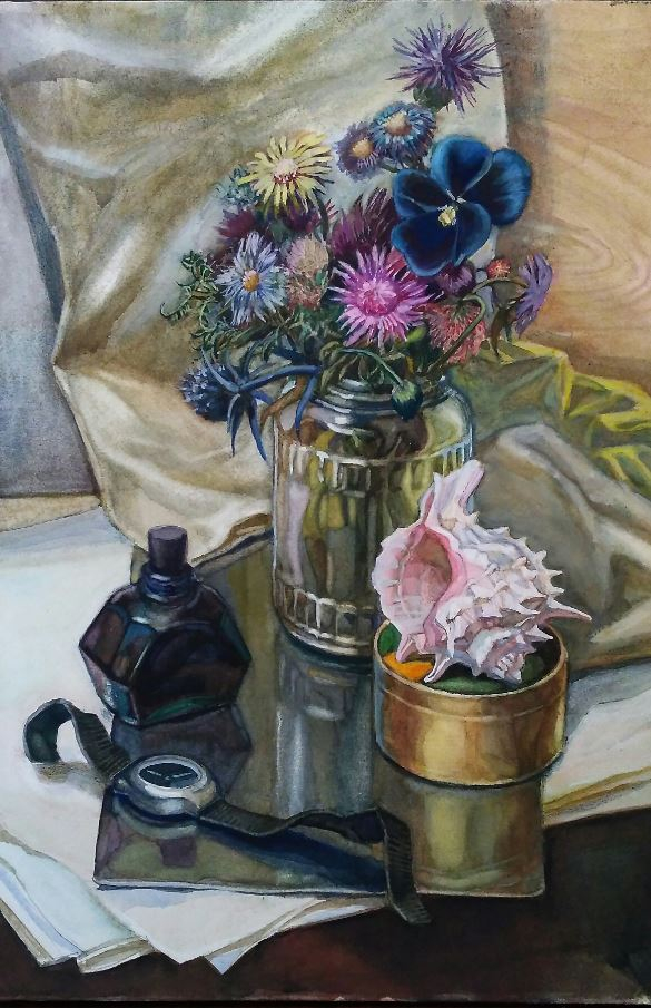 С чернильницей