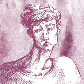 удивление на красивом лице