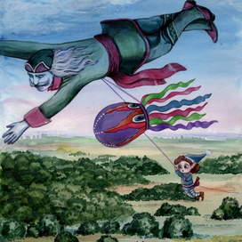 ил.6 Полет ветра