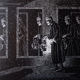 Из серии "Осень патриарха" лист "Ночь"