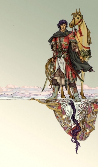 Рисунок для обложки к роману Алекса Гарридо &quot;Акамие&quot;