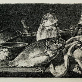 Натюрморт с дорадами