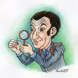 Майор Томин за работой:)