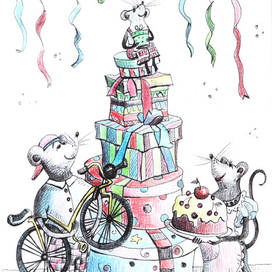 День рождения мышонка