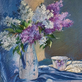 "Натюрморт с сиренью" 