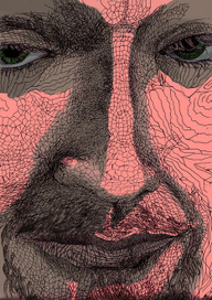 макро портрет