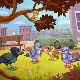 Городские птицы