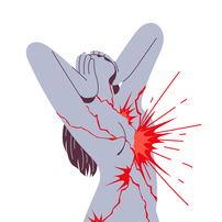 Серия работ про внутреннюю боль