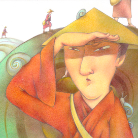 Иллюстрации к сборнику Басё "избранные хокку"