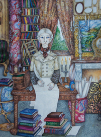 ИЛЛЮСТРАЦИЯ К СКАЗКЕ Э.Т.А. ГОФМАНА "ЗОЛОТОЙ ГОРШОК" фрагмент