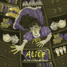 обложка к "Алиса в стране чудес"
