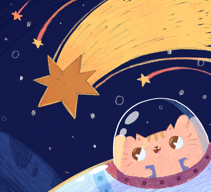 Космокот.Комета.