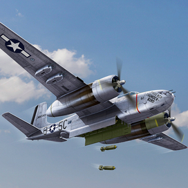 Douglas A-26B-15 (box art for ICM)