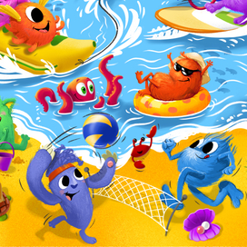 Пазл к детской игре Math Batt