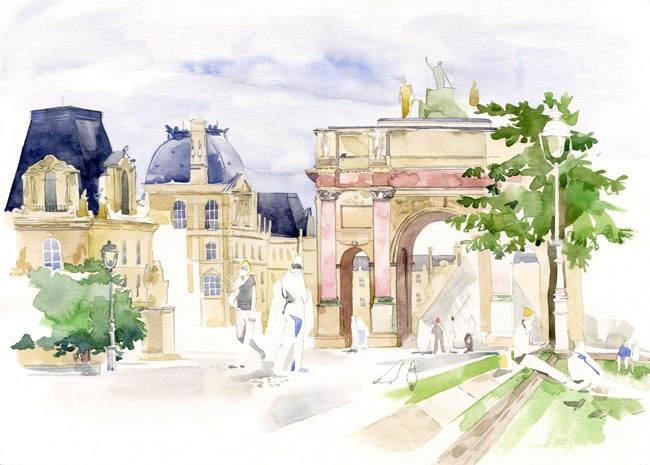 Louvre. Paris Summer 2012.