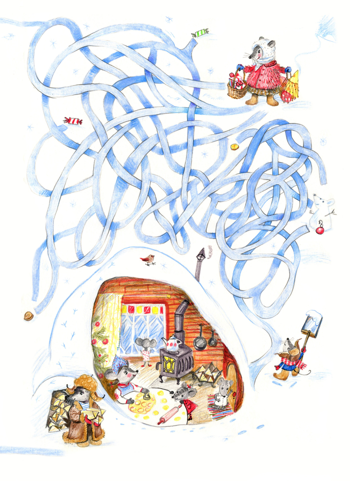 Страничка с заданиями для журнала "Саша и Даша"