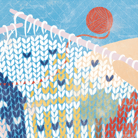 "Вязаная история" Мама вяжет