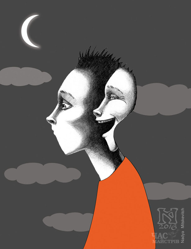 Иллюстрация к повести Джеймса Крюса "Тим Талер, или проданный смех".