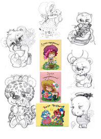 Открытки и персонажи 