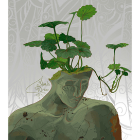 Статуя в саду