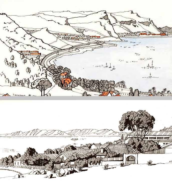 Зарисовки в дневнике. Виды из окна моего дома.