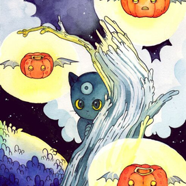 Котик и летающие тыквы