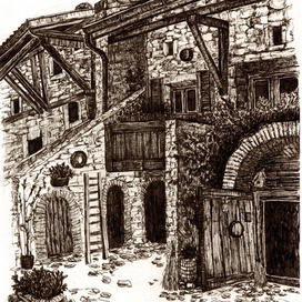 Деревня во Франции